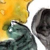 ohne titel, 2024, mischtechnik auf papier, 42,4x61 cm, copyright vg bildkunst + axel hptner